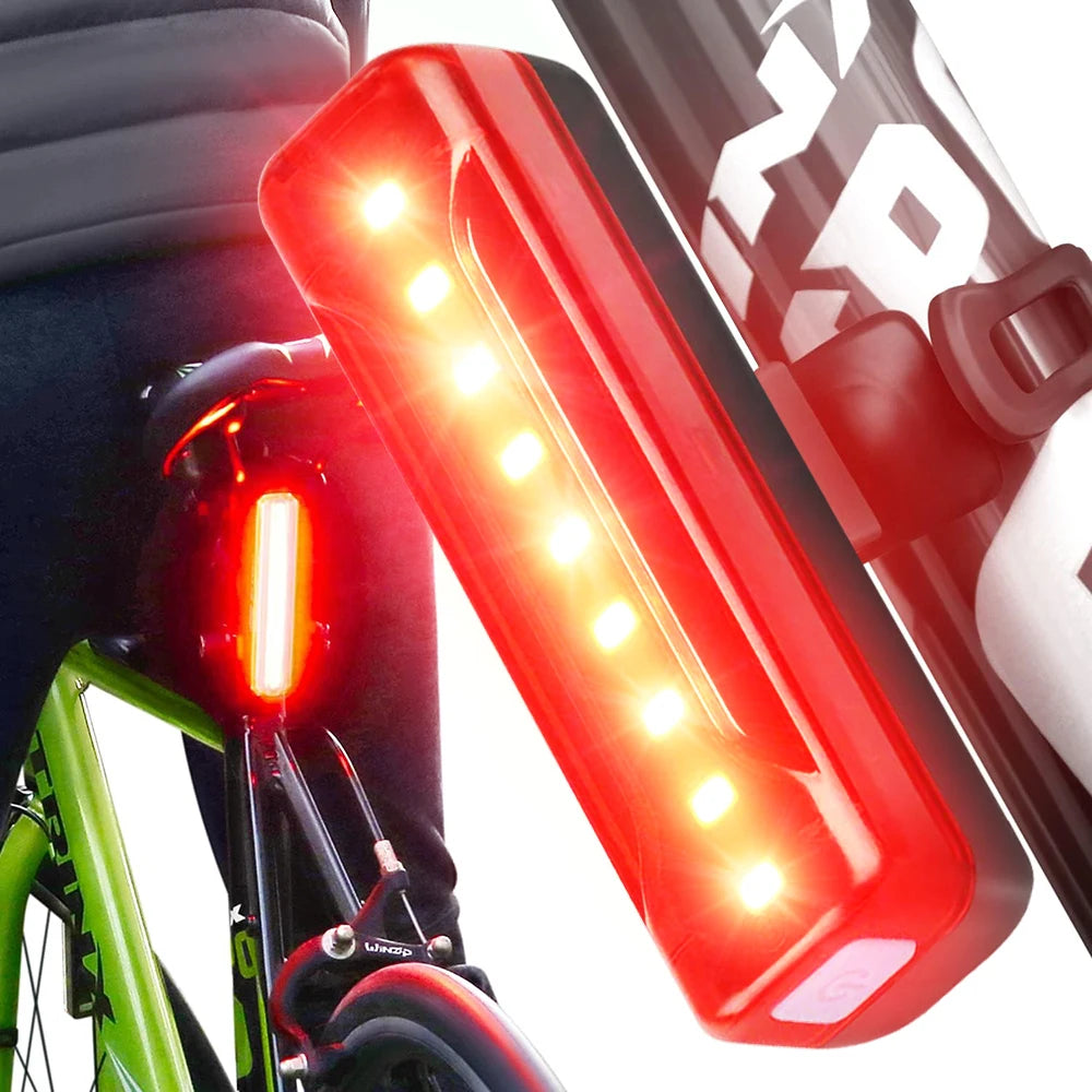 USB Rechargeable Bicycle Headlight for Night Road Cycling