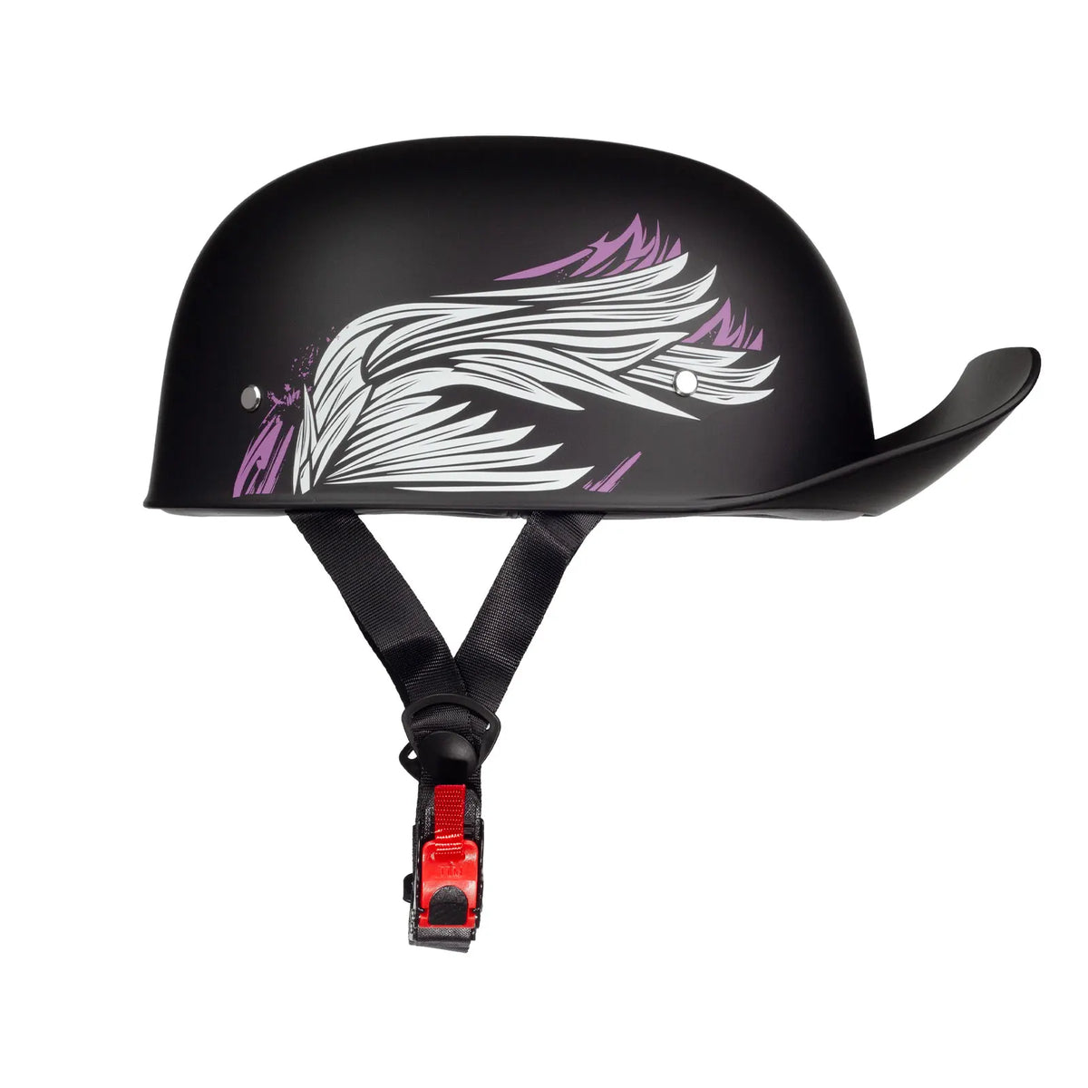Crown Racing DOT Certified Open Face Motorcycle Half Helmet