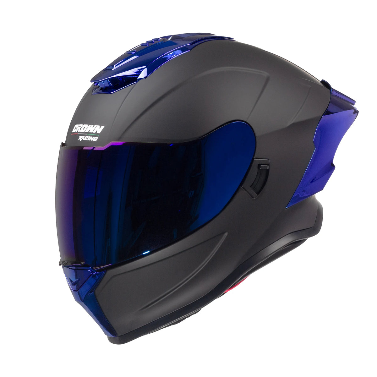 Crown Racing DOT Approved Full Face Motorcycle Street Helmet
