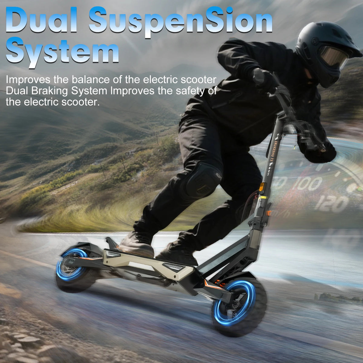 BIkydom 1500W Electric Scooter With Long Range Battery