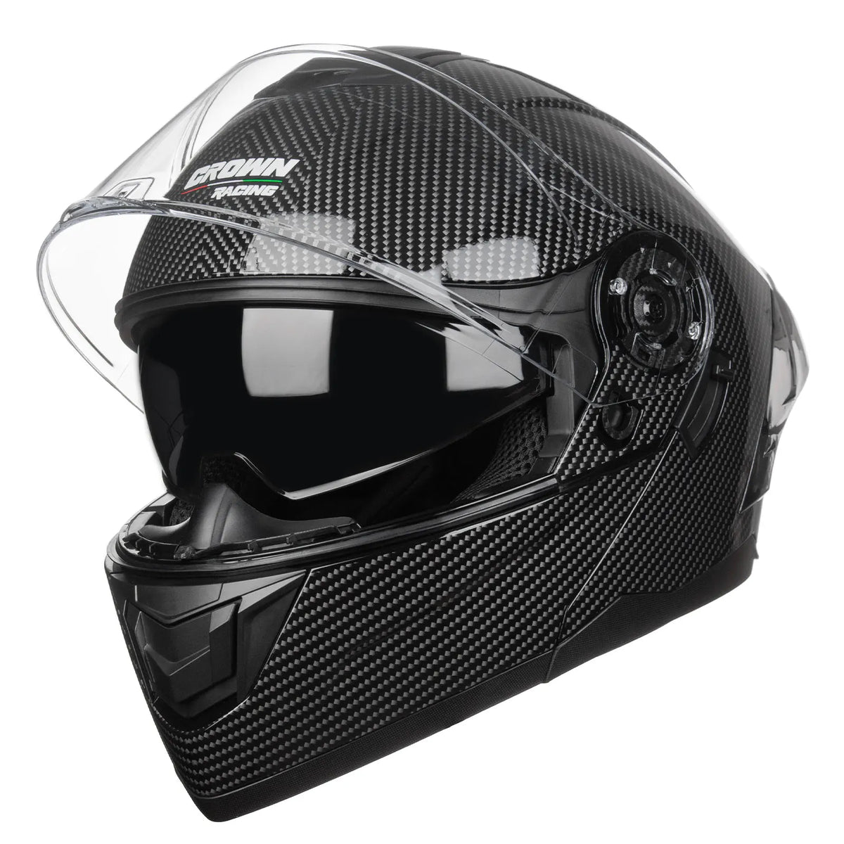 Crown Racing FL900 DOT Certified Modular Helmet With Dual Visor