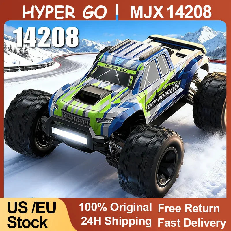 Hyper Go 14208 1:14 4WD RC Car Off-road Racing High Speed Brushless 2.4G Remote Control Car Truck Truck Electric Toy
