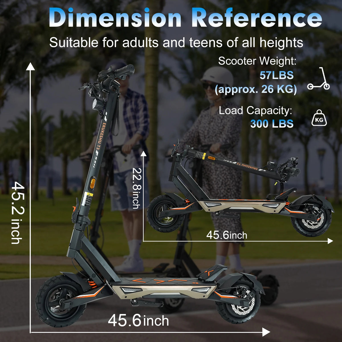 BIkydom 1500W Electric Scooter With Long Range Battery