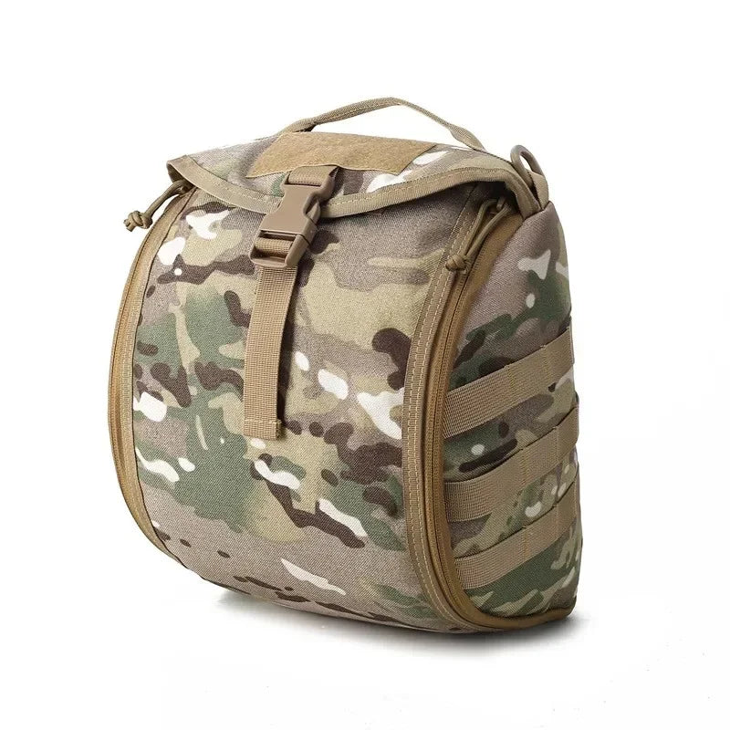 Tactical Helmet Bag Pack Multi-Purpose Molle Storage Carrying Pouch for Sports Hunting Shooting Combat Helmets military helmet