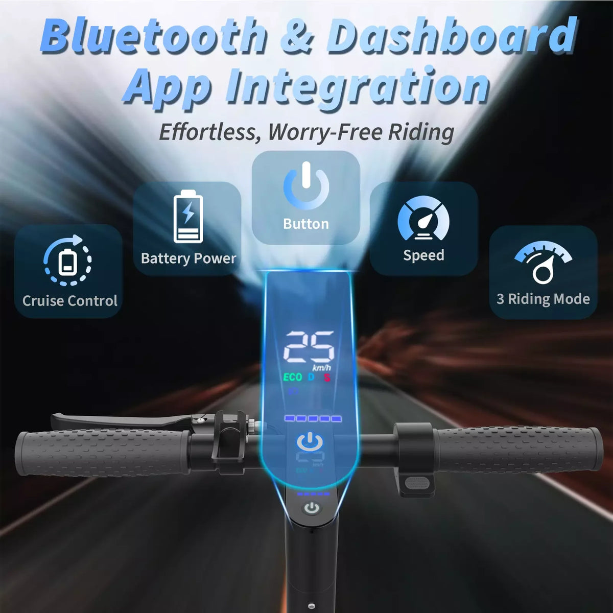 LADPED LP07 Electric Scooter With App Control And Dual Suspension