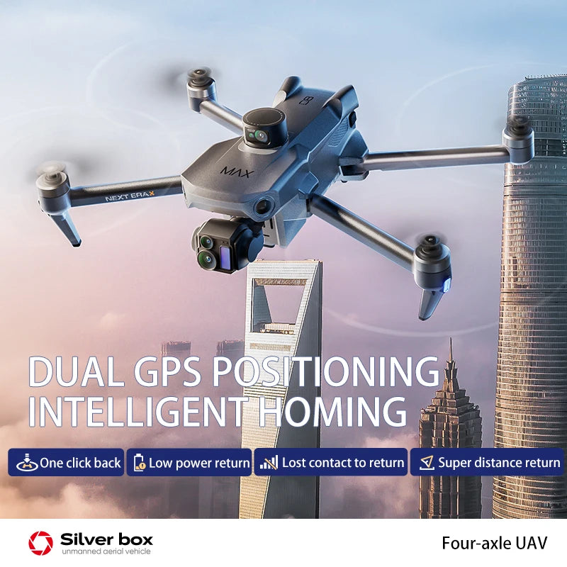 P7 MAX High-end Professional GPS Drone 8K With Screen Remote Control 20km Digital Image Transmission Brushless RC Quadcopter Toy