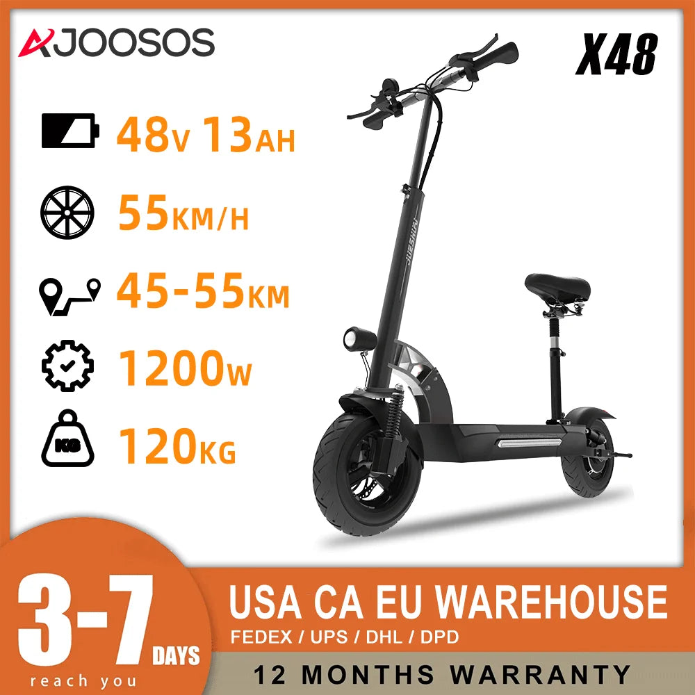 Dual Motor Folding Off Road Electric Scooter for Adults