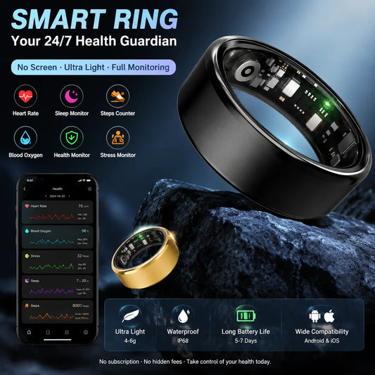 Ola Esporte Smart Ring With Health Monitoring And Fitness Tracking
