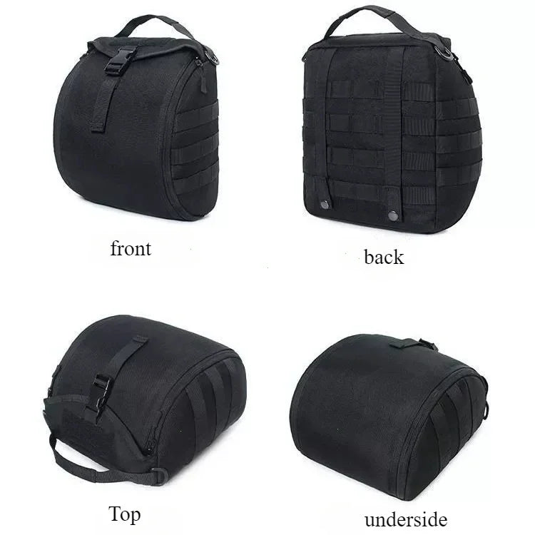 Tactical Helmet Bag Pack Multi-Purpose Molle Storage Carrying Pouch for Sports Hunting Shooting Combat Helmets military helmet