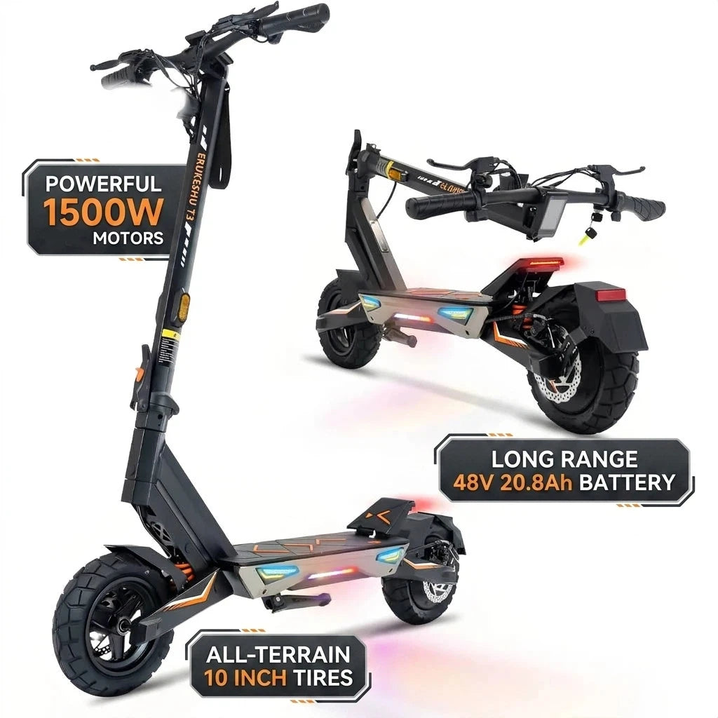 BIkydom 1500W Electric Scooter With Long Range Battery