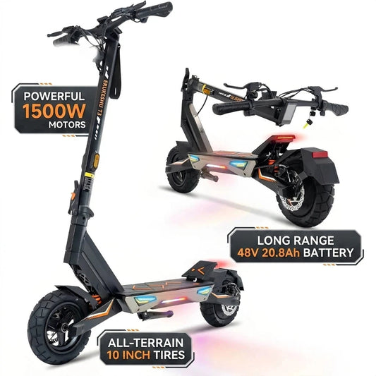 BIkydom 1500W Electric Scooter With Long Range Battery