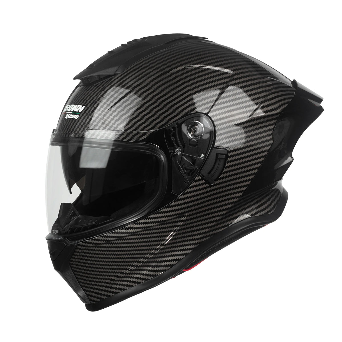 Crown Racing DOT Approved Full Face Motorcycle Street Helmet