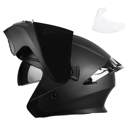 Crown Racing TQ901 Modular Flip Up DOT Certified Motorcycle Helmet