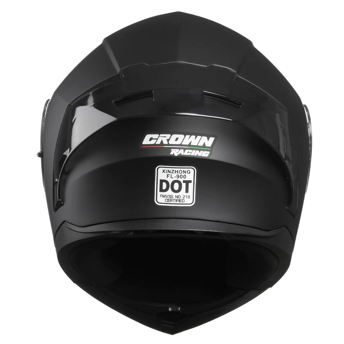 Crown Racing FL900 DOT Certified Modular Motorcycle Helmet Dual Visor