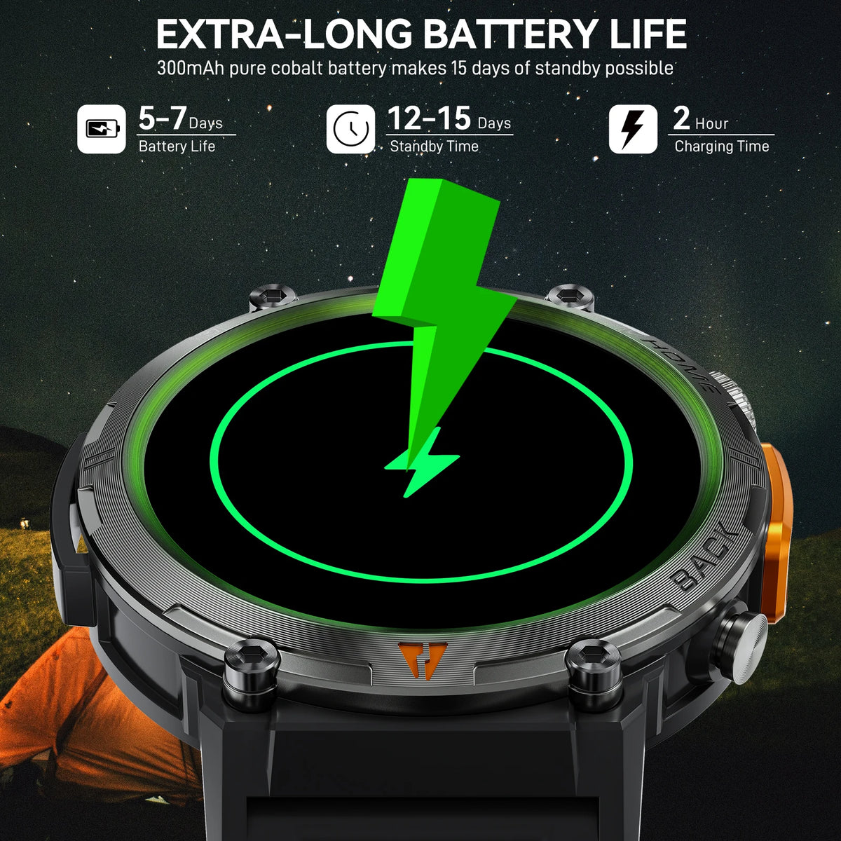 LaNikar Bluetooth Calling Smart Watch With Health And Fitness Tracking