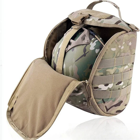 Tactical Helmet Bag Pack Multi-Purpose Molle Storage Carrying Pouch for Sports Hunting Shooting Combat Helmets military helmet