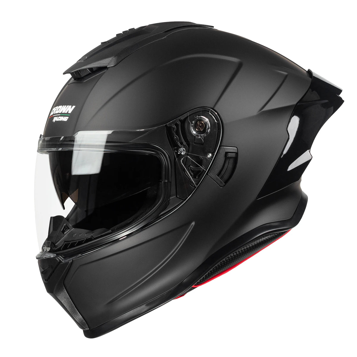 Crown Racing DOT Approved Full Face Motorcycle Street Helmet