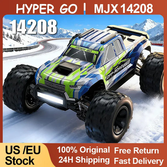 Hyper Go 14208 1:14 4WD RC Car Off-road Racing High Speed Brushless 2.4G Remote Control Car Truck Truck Electric Toy