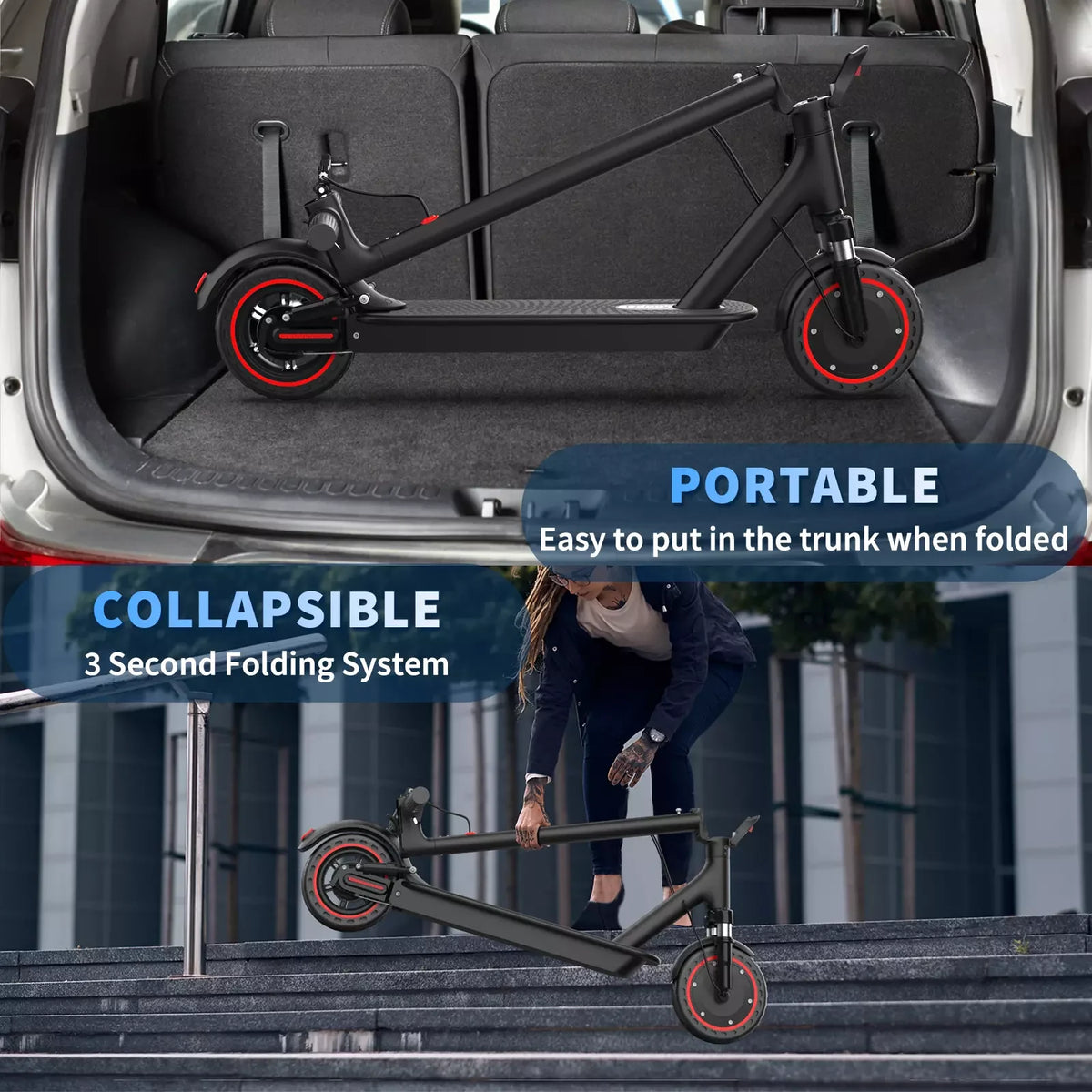 LADPED LP07 Electric Scooter With App Control And Dual Suspension