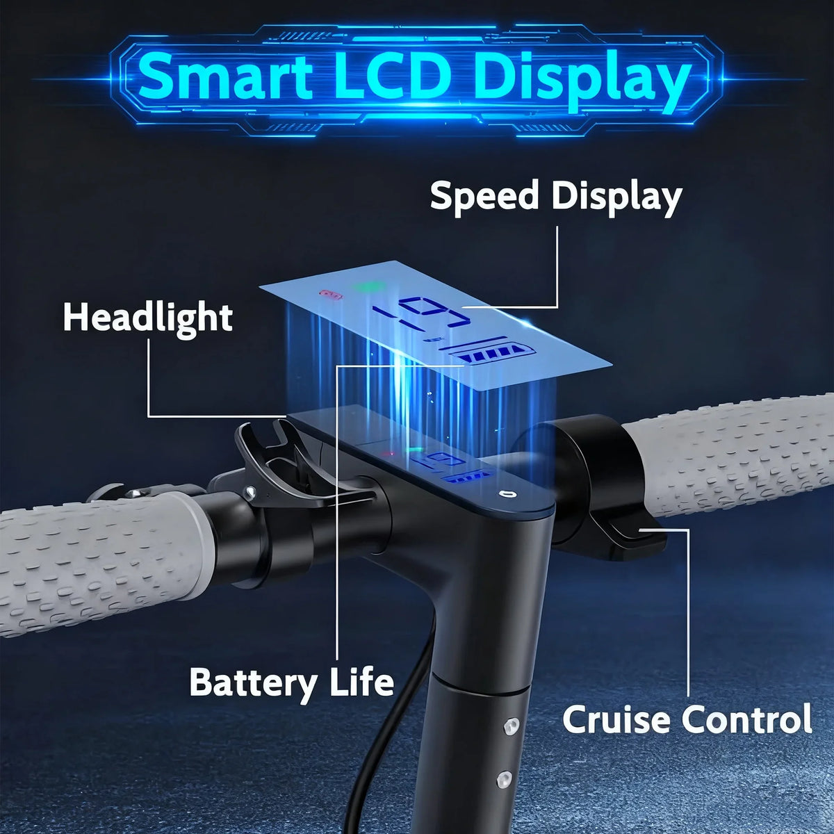 LADPED Folding Electric Scooter for Adult Urban Commuting