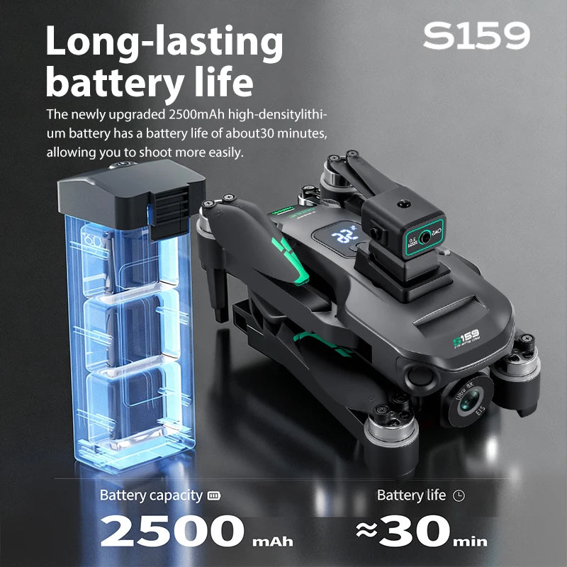 GPS Drone Optical Flow Positioning Hover Multiple Return Modes Waypoint Flight Intelligent Follow One Key Takeoff Landing Speed Switching Drone