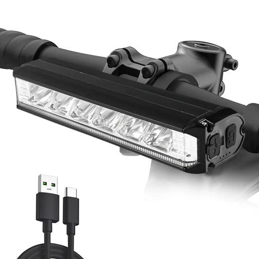 USB Rechargeable Bicycle Headlight for Night Road Cycling
