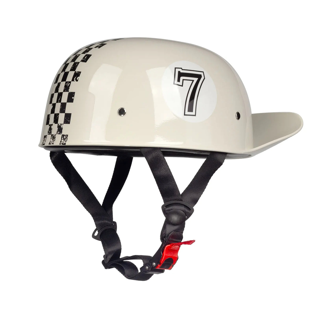 Crown Racing DOT Certified Open Face Motorcycle Half Helmet